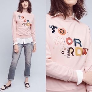 ANTHROPOLOGIE Medium Tomorrow Sweatshirt